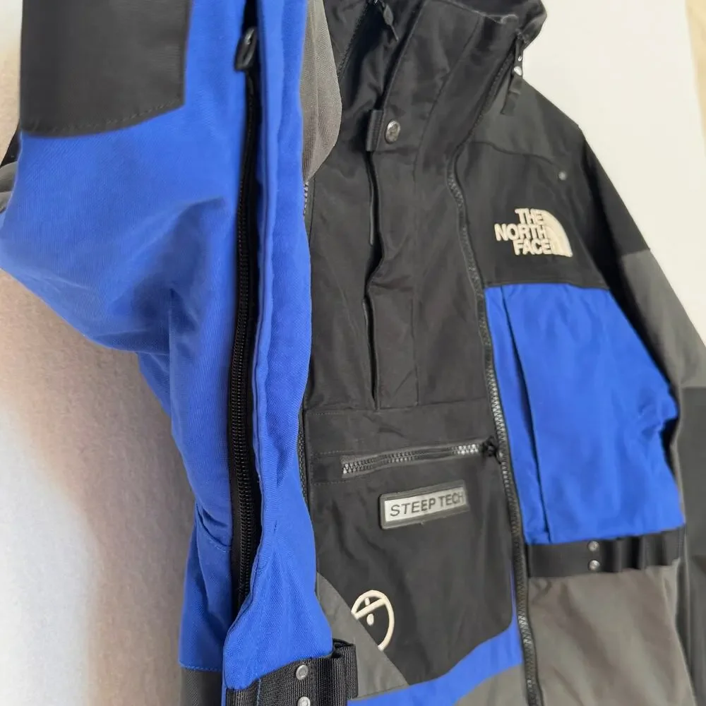 The North Face Steep Tech T150 T550 Jacket Black Blue Gray 2012 Men’s M
